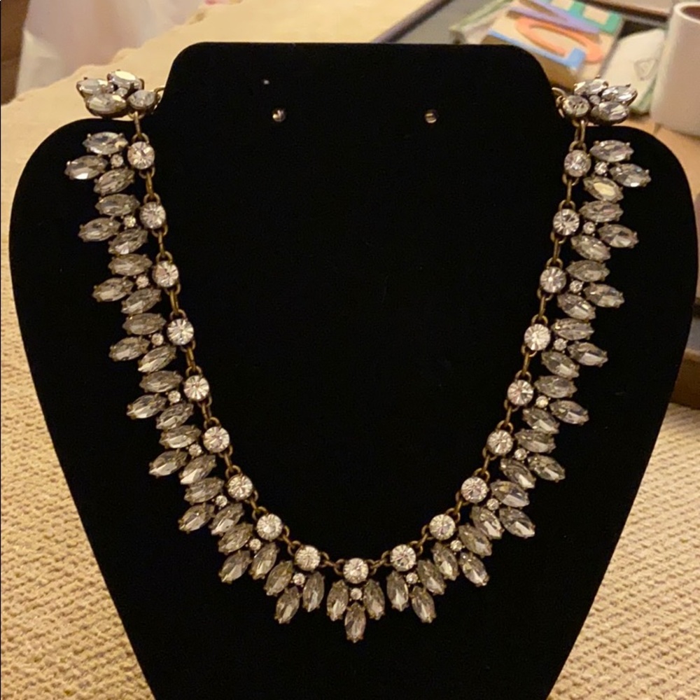 J Crew rhinestone necklace